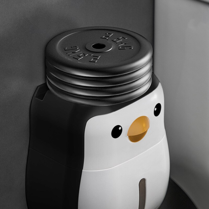 Portable Toilet Paper Holders Penguin Toilet Paper Holder Wall Mounted Punch Free Waterproof Tissue Box Home Bathroom Storage
