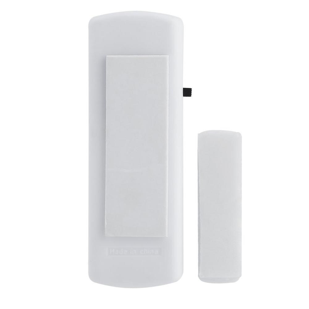 Door Window Wireless Burglar Alarm with Magnetic Sensor Home Safety Wireless Longer System Security Device White