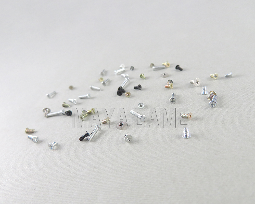 For 3DSXL 3DSLL Full Screw Set + L R Spring + Metal Pillar for Nintendo 3DS XL LL Screws Console