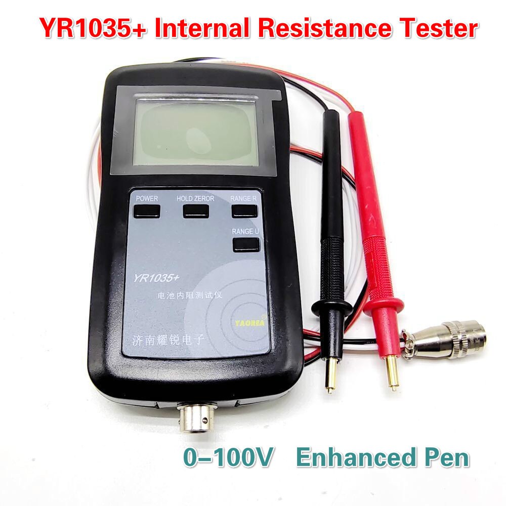 Original Four-line YR1035 Lithium Battery Internal Resistance Meter Tester Detector 18650 Dry Battery With Enhanced Pen