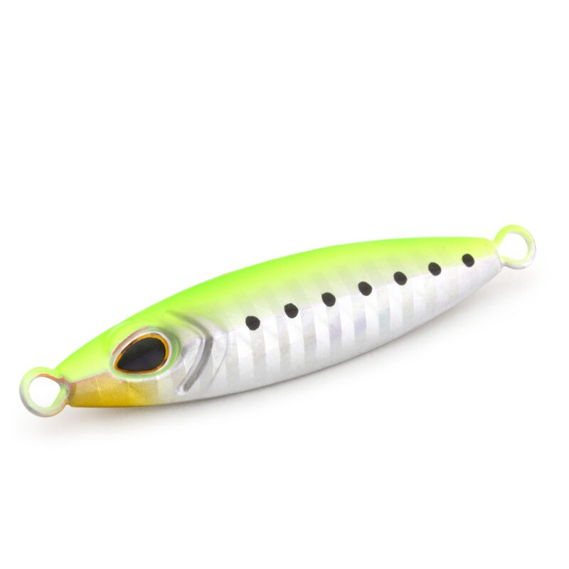 JUYANG plomb poisson B gabarits pêche cuillère leurre appâts bronzant bleu vert rose sans crochet 15g 20g