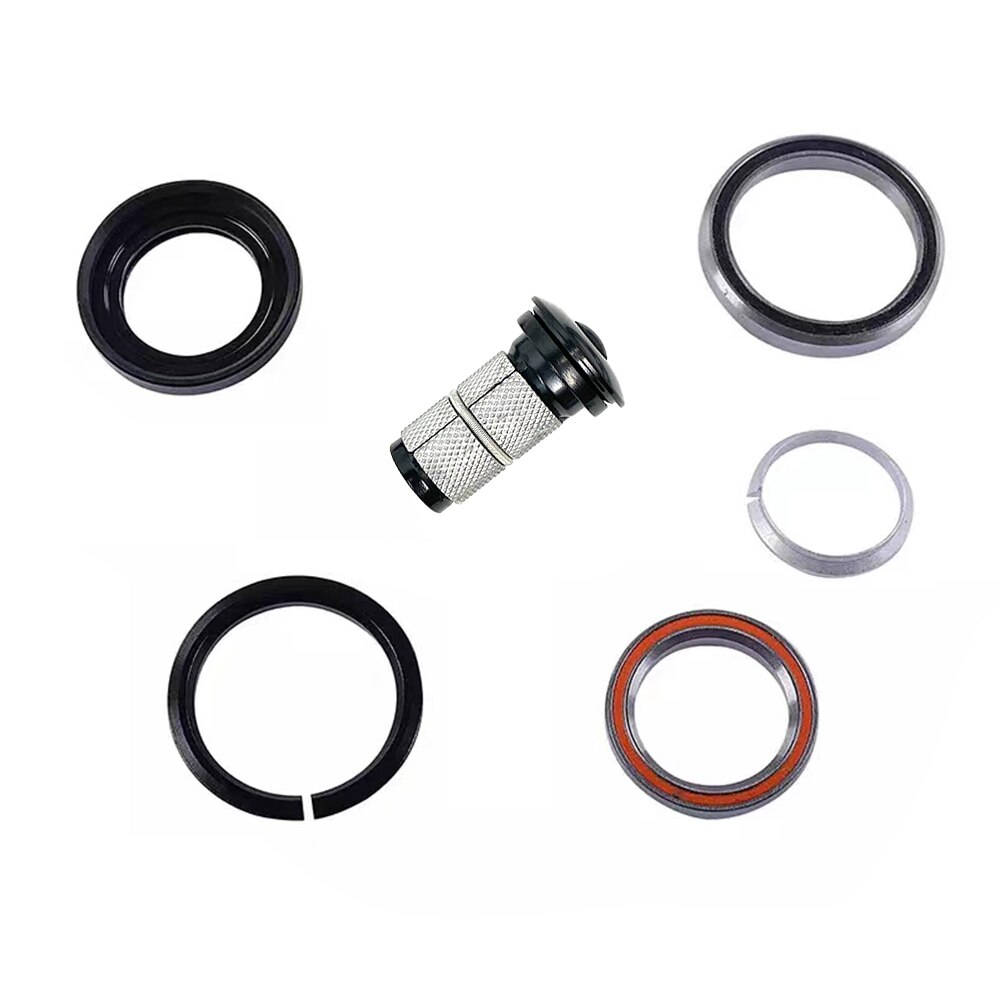 Bicycle Headset 1-1/8"-1-1/2" For Tapered Head Tube MTB Road Bike Frame 41.8/52mm Steering Bearing Headset Bicycle Accessories