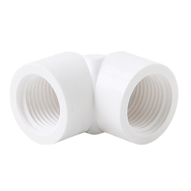 1pc 1/2"3/4"1" PVC Elbow Connector Female Thread PVC Joints Garden Water Pipe PVC Fittings