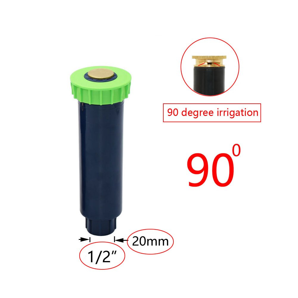 Garden Lawn Popup Sprinkler 90/180/360 Degree Irrigation Sprinkler Farm Refraction Nozzle For Watering & Irrigation: PURPLE