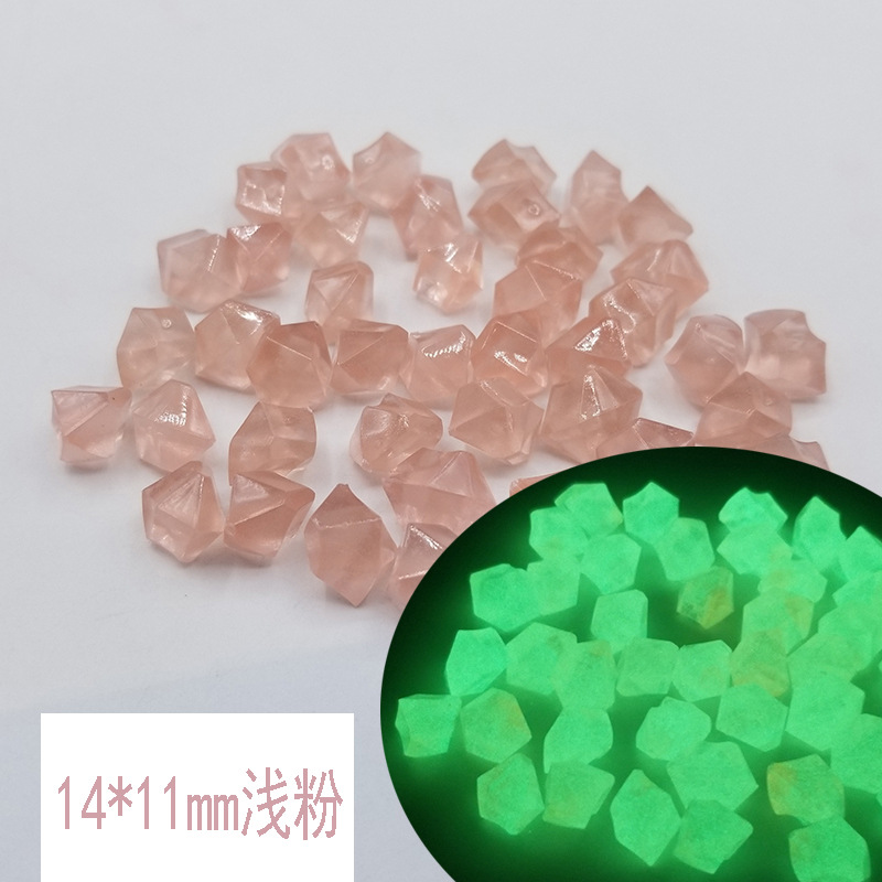 100Pcs ciottoli luminosi pietra acquario bagliore nel buio ciottoli pietra luminosa giardino passerelle Decor decorazione artigianato: I