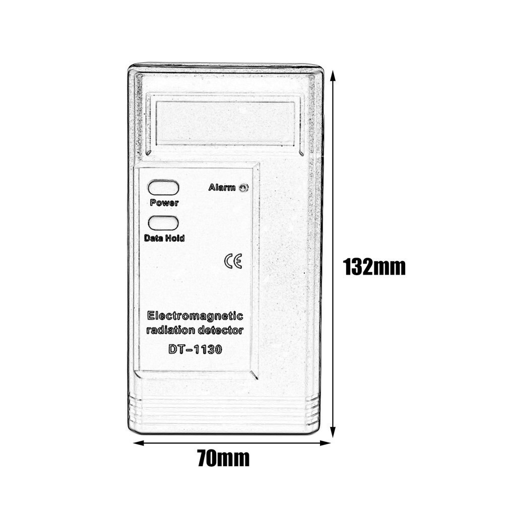 1 st elektromagnetisk digital lcd strålningsdetektor emf meter dosimeter testare i datorer telefon hem elektrisk utrustning