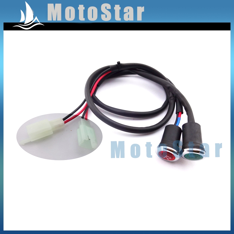 Xlsion 7-pin Male Connector Kill Starter Light Switch Assembly For Kazuma Taotao