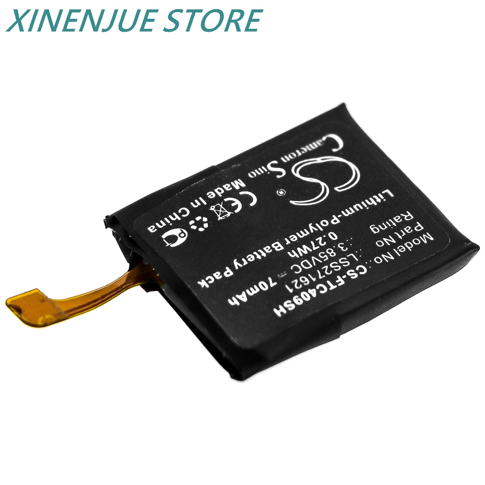 Smartwatch Batterij 3.85V/70Mah LSS271621 Voor Fitbit Lading 3,FB409