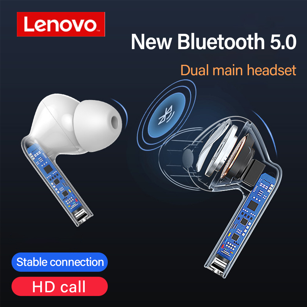 Lenovo XT90 XT92 Wireless Headphones Bluetooth Earphones TWS Headset Sports Low Latency Touch Control Waterproof Earbuds Fitness