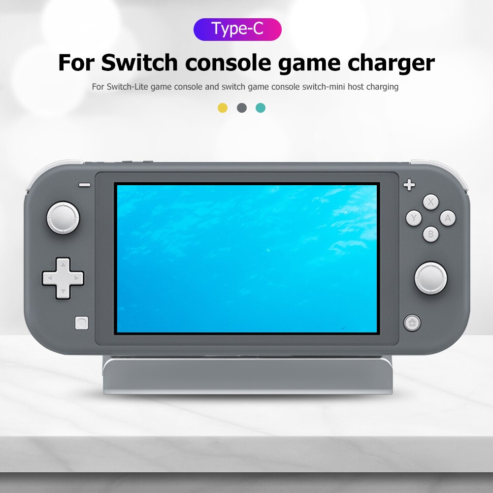 Supporto di Ricarica USB-C per Nintendo Switch & Lite - Dock Caricatore Regolabile