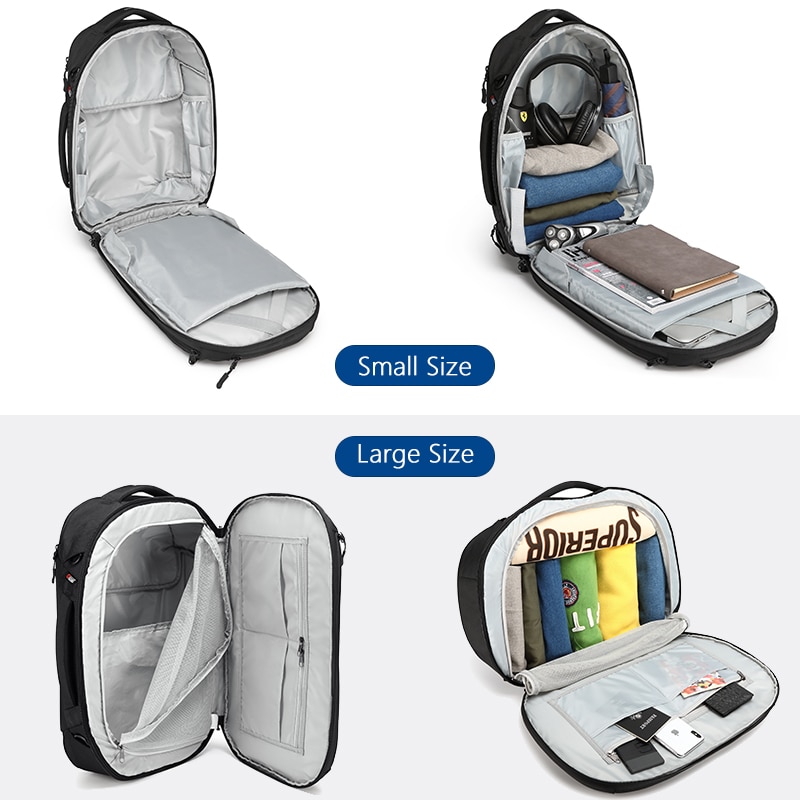¡Novedad de ! Mochilas multifunción para hombres OZUKO de 15,6 pulgadas para ordenador portátil, mochilas de para adolescentes, mochilas de viaje impermeables para hombres