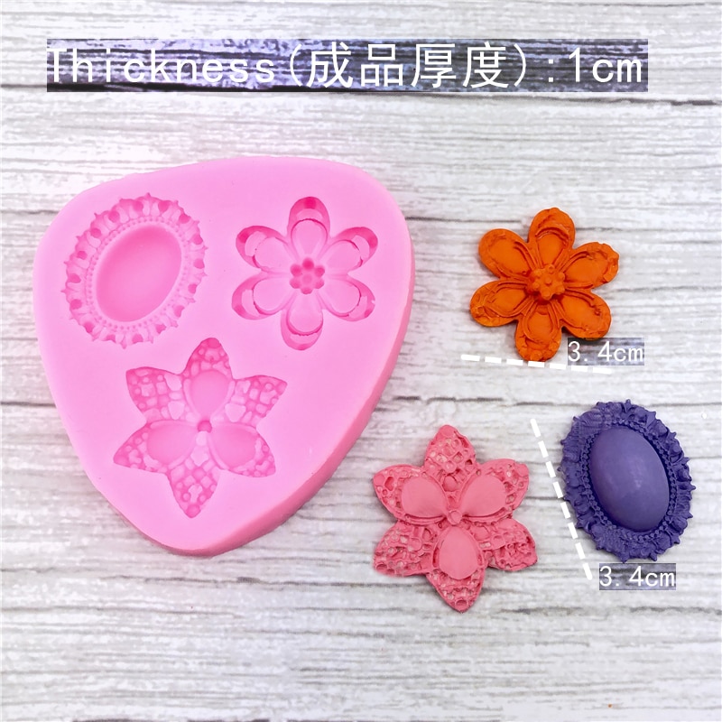 Tegneserie dekorativt tøj knap silikone fondant kageform cupcake gelé slik chokolade dekoration bageværktøj forme  fq3045