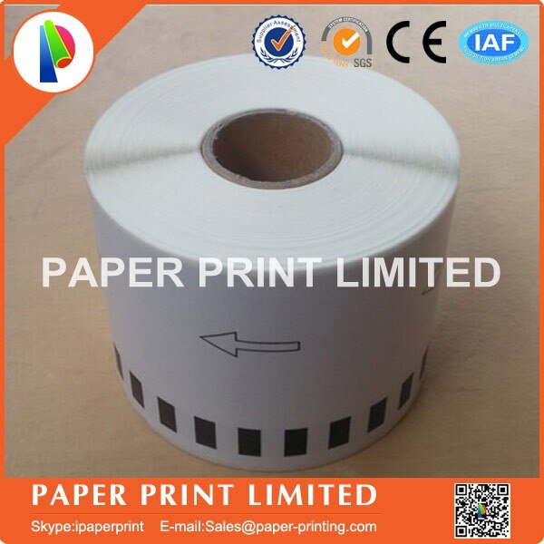 Dk-22205 dk22205 dk 22205 Compatible Labels barcode sticker white: 5 rolls white label