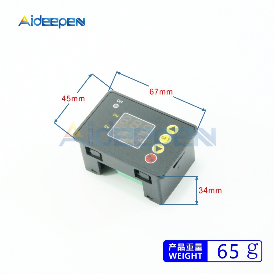 AC/DC Timer Relay Module – Microcomputer Time Controller, 12V 24V 110V, Delay Relay 10A/20A