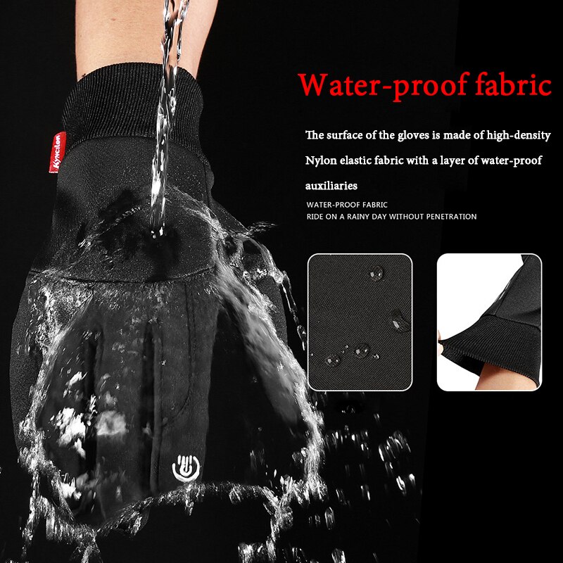 Xiaomi-guantes de invierno para ciclismo para hombre y mujer, guantes antideslizantes con pantalla táctil, impermeables, resistentes al viento, Polar, térmico abrigado