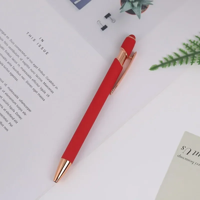 50 Stück leere Metallstifte, Aluminium-Kugelschreiber, Multifunktionsstift, Geschenkstifte: Licht Grau