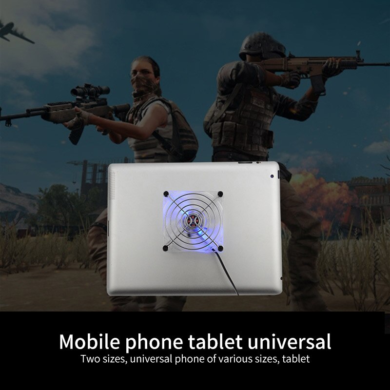Universal bærbar mobiltelefon kjøler usb kjøle pad kjøler vifte gamepad spill mute radiator kontroller heatsink gaming shooter