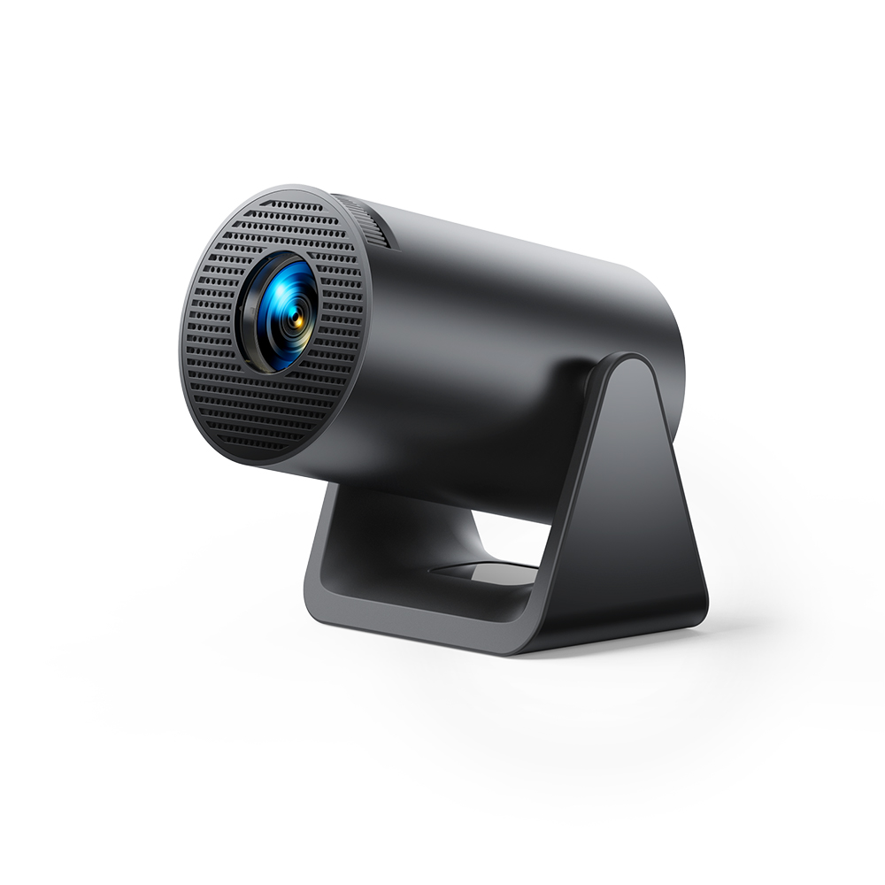 【Corrección trapezoidal automática】Mini proyector portátil con 270° soporte giratorio, Android 11,300 ANSI Wimius L1 proyector, WiFi6 Bluetooth proyector soporte 1080P, videoproyector de enfoque corto para cine en casa: Enchufe estadounidense