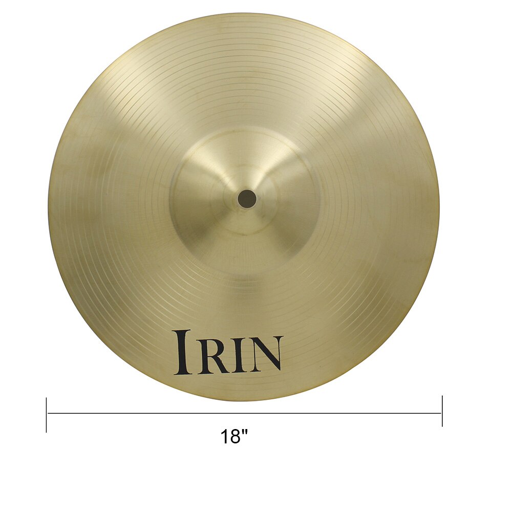 ! 14"/ 16"/ 18" Brass Alloy Crash Ride Hi-Hat Cymbal for Drum Set: 18inch