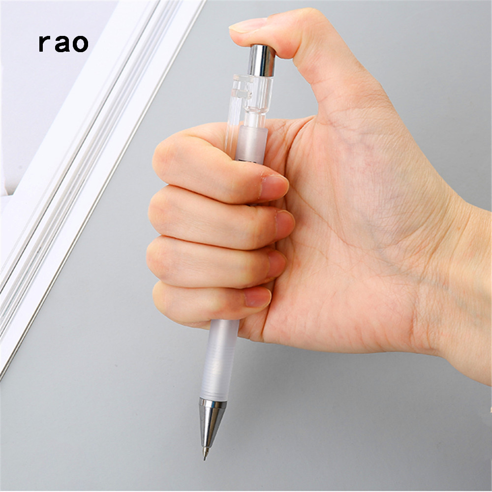 Transparent white 482 Mechanical Pencil School office Sketch drawing pens art Automatic Pencil