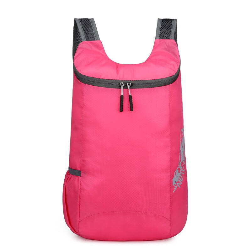 Zwemmen Opbergtas Mannen Vrouwen Ultralight Opvouwbare Tas Lichtgewicht Packable Rugzak, Opvouwbare Tas: Pink