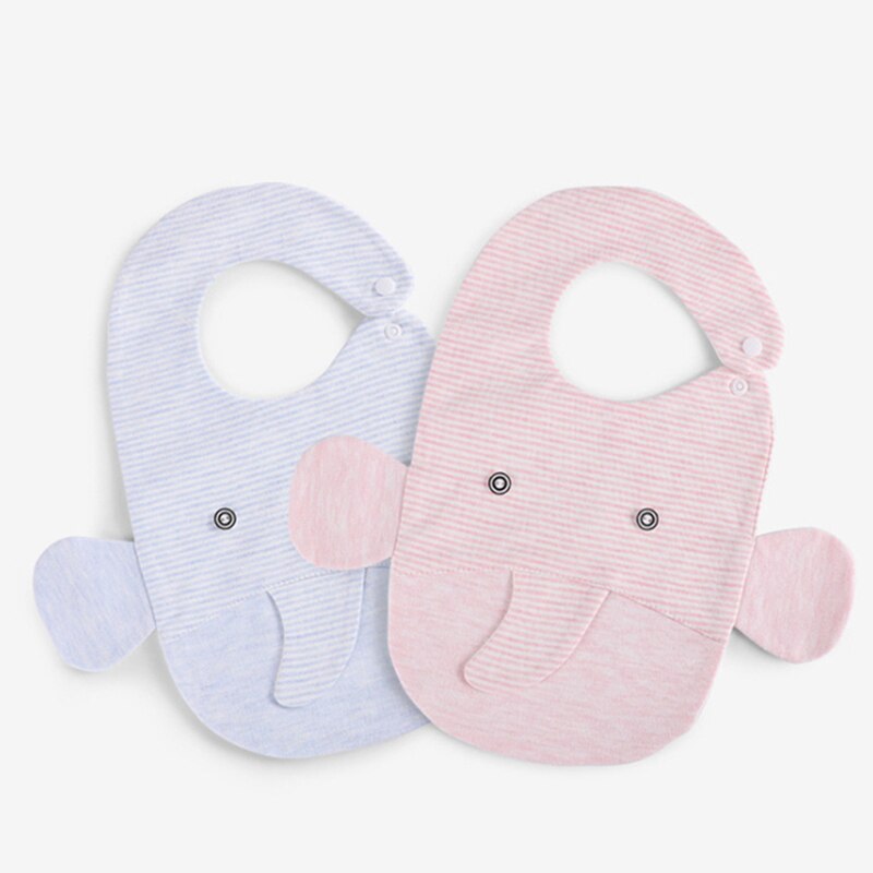 Cute Elephant Apron Cotton Baby Bibs Girls Boys Bibs Saliva Towel Burp Cloths Children Clothing Product Towel Bandanas