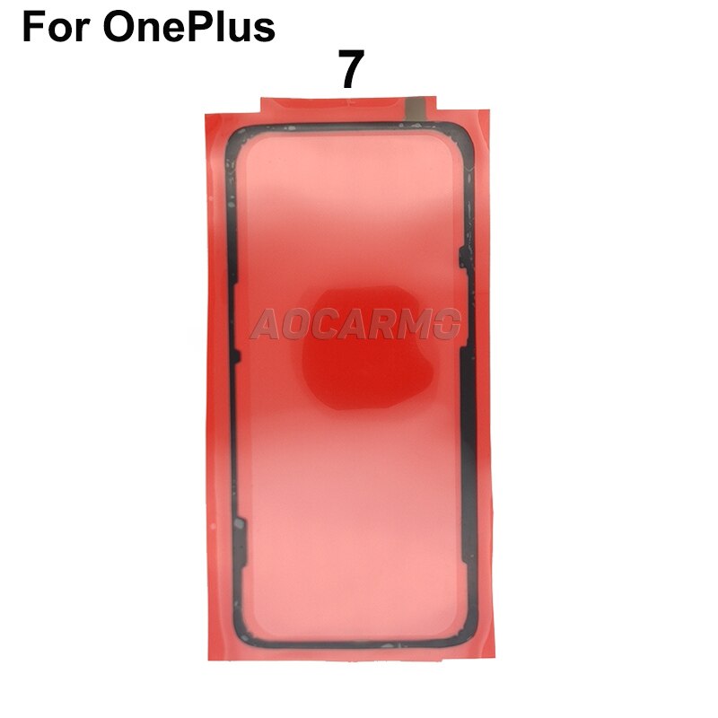 Aocarmo-adhesivo para tapa de batería de Marco trasero, cinta adhesiva para puerta trasera, para OnePlus 7 / 7 Pro / 7T