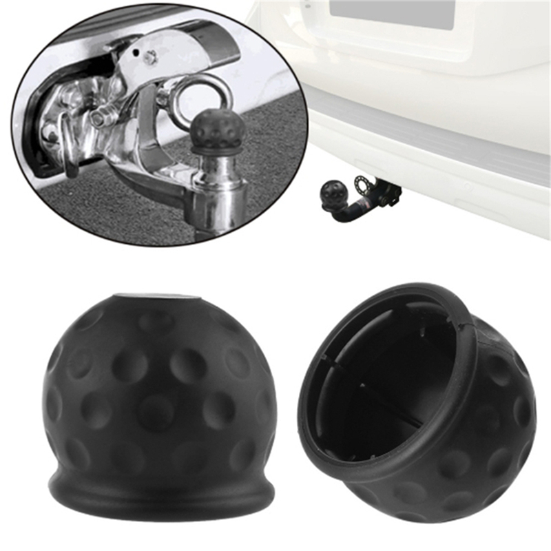 Universal Rubber Tow Bar Ball Cover Cap Towing Hitch Caravan Trailer Tow Ball Protector Cover