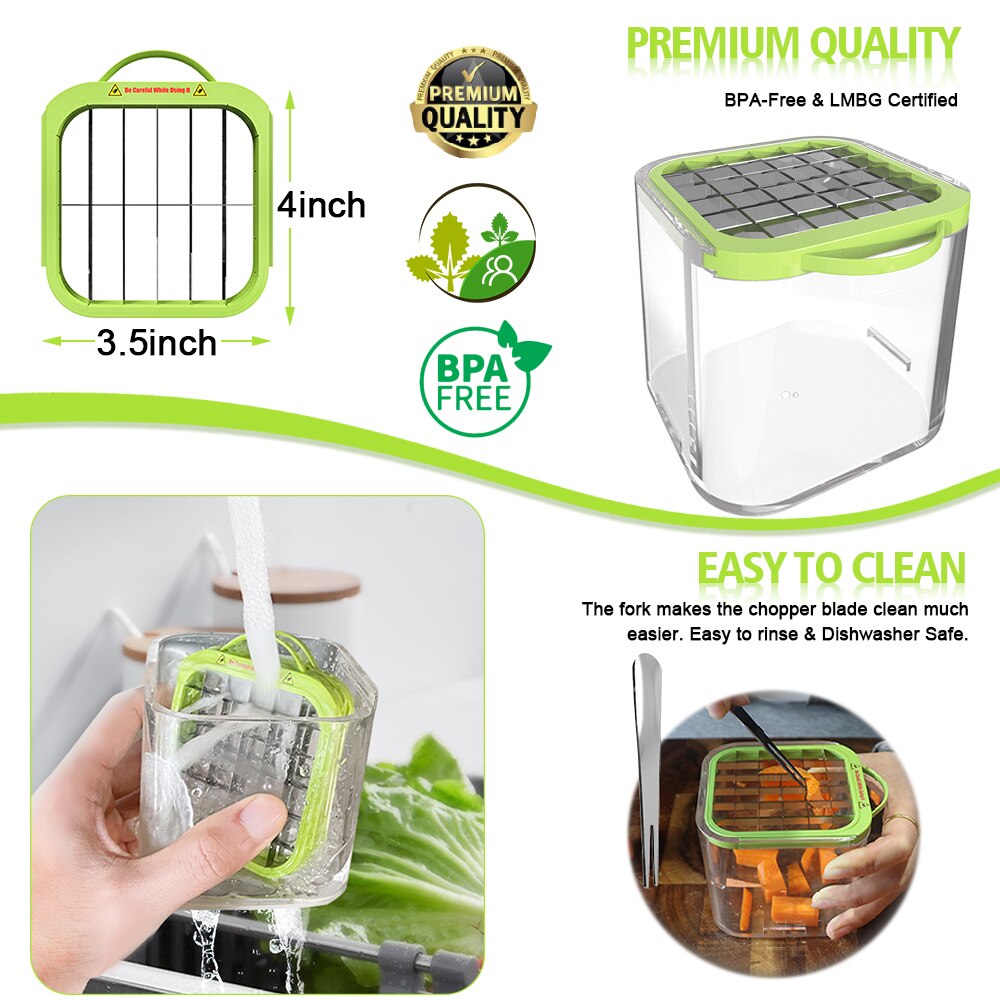 Stainless Steel Vegetable Cutter Manual Veggie Slicer for Carrot Potato Tomato Onion Chopper Dicer Vegetable Fruit Tools