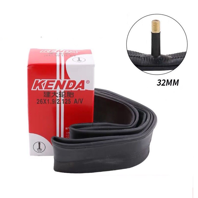 KENDA MTB 26 inch Tube 26×1.95/2.125 2.3/2.4 26 Bike Inner Tube: 26x1.9-2.125C AV 32