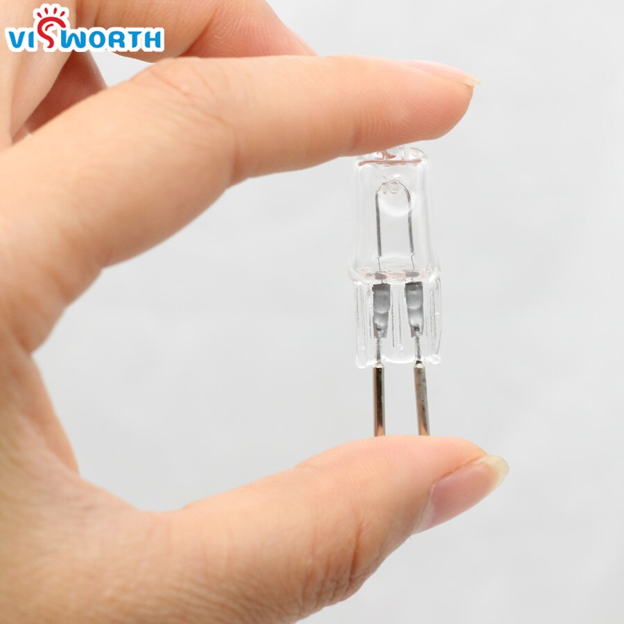 50PCS/Lot Ghalogen Bulbs 12V DC AC 220V 230V 240V 30W Halogen Light Bulbs Glass Small Body 360 Degree