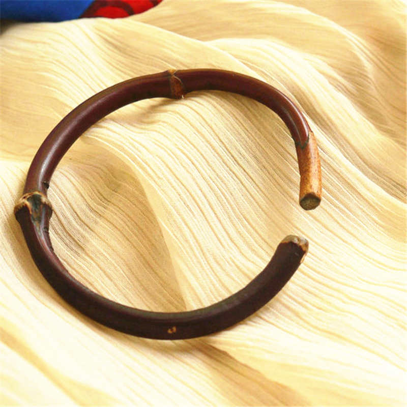 Bracelets Spatholobi naturels de montagnes de l'himalaya du Tibet BB-180 de manchette ouverte de vigne d'herbe saine