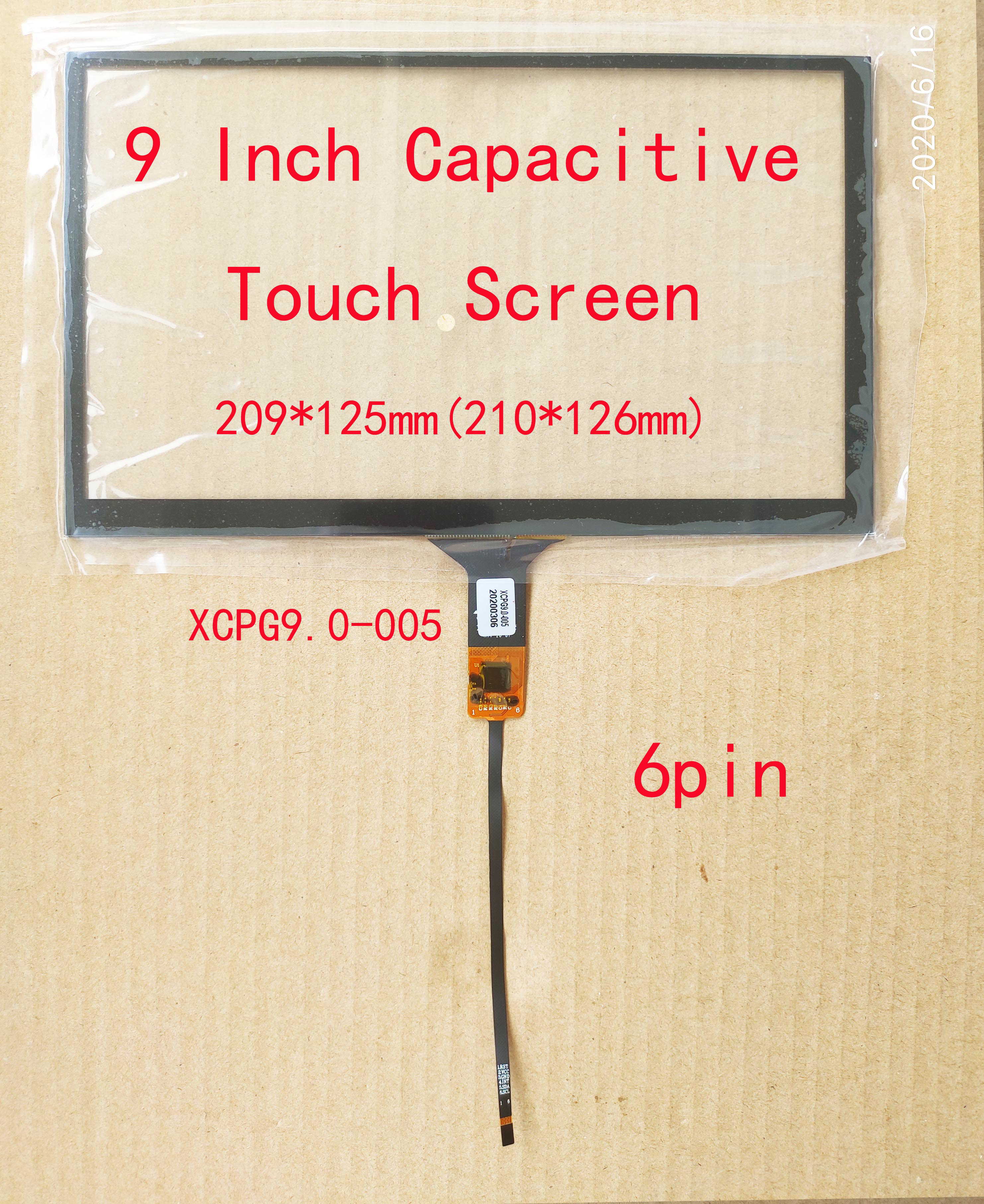4.3/5/6.2/6.5/6.9/7/8/9/10.1 Inch Capacitive Touch Screen Sensor Digitizer Panel, GT911 928 9271 615 Universal: Other
