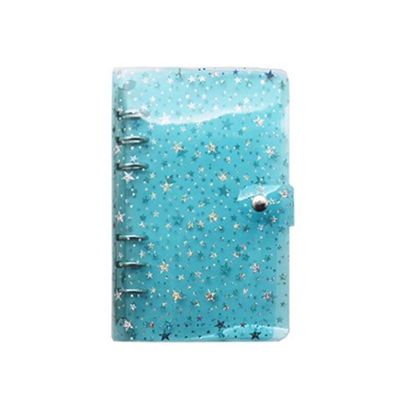 A5 A6 stars transparent binder notebook notebook inner core cover notebook diary notepad office stationery: AL  A6