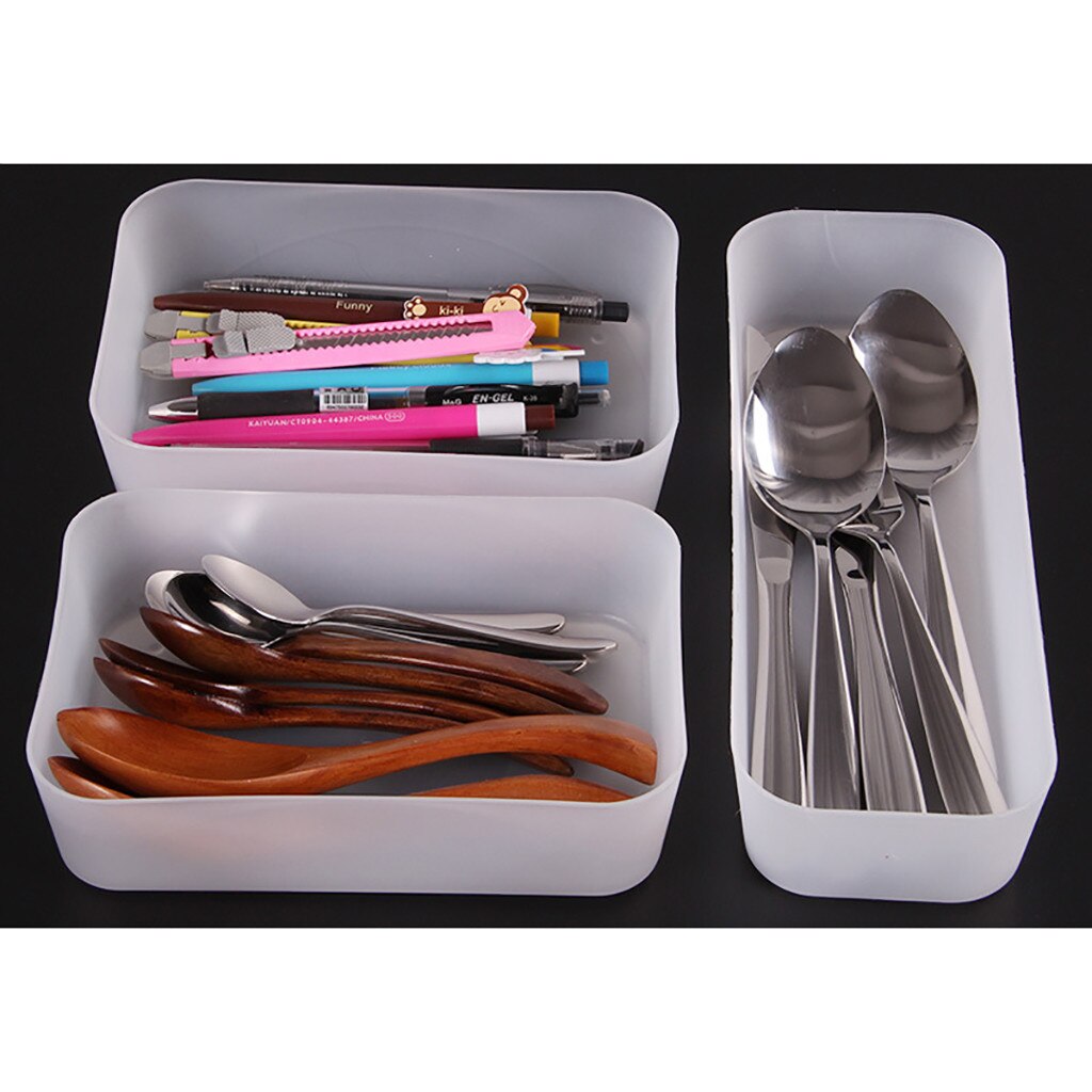 Verstelbare Lade Keuken Bestek Divider Case Make Storage Box Thuis Organizer Home Storage Organisatie Rekken Lade Doos