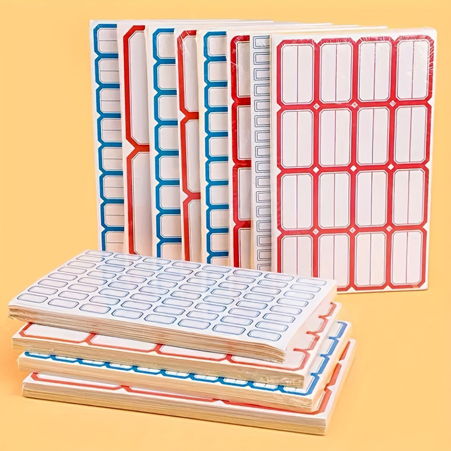 10 Vellen 400 Stuks, Zelfklevende Etiketstickers, Papieren Etiketstickers, Handgeschreven Prijsmarkering, Naam Stickers Cla