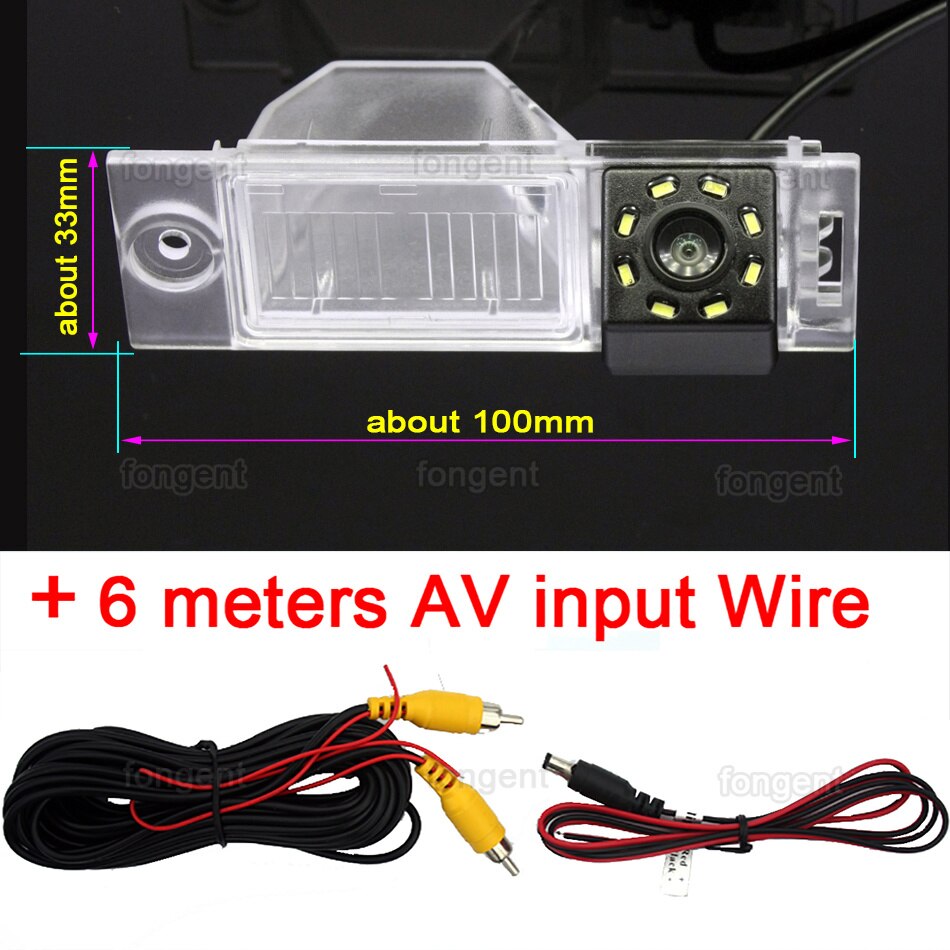 Voor Hyundai Tucson IX35 Auto 170 Graden Speciale Voertuig Achteruitrijcamera Back Off Up Draadloze Reverse auto Camera: 8led Rear Camera