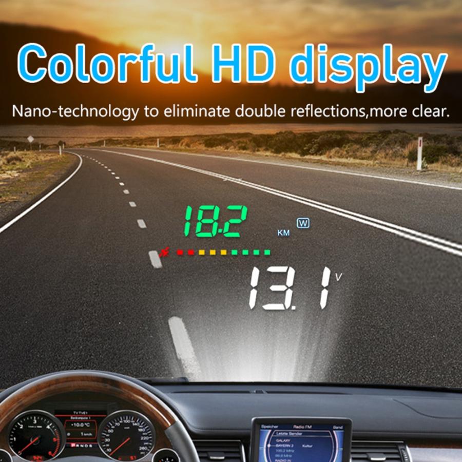 car display A3 HUD GPS System Vehicle Universal 3.5 inches Display Dash Screen auto accessorie GPS System Display