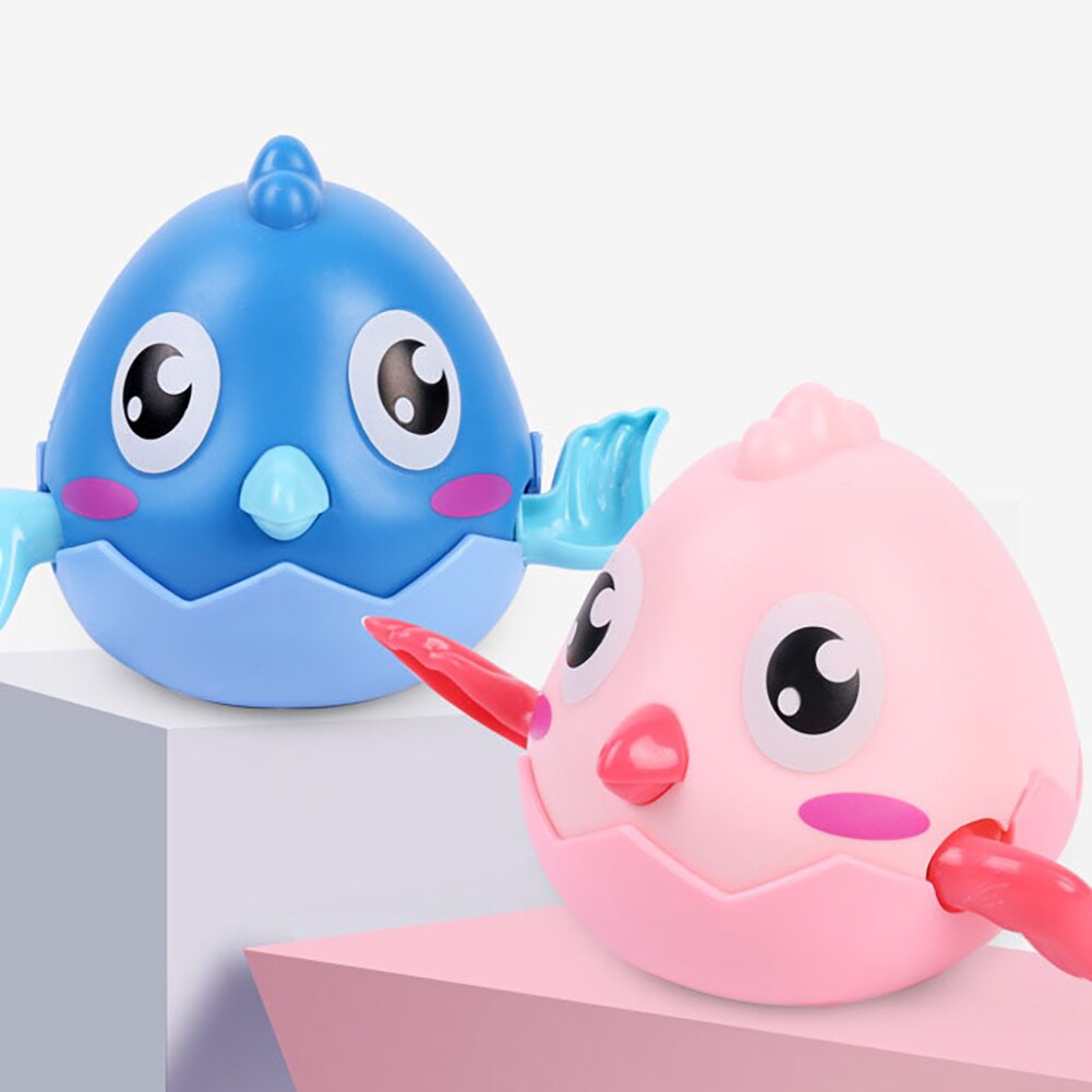 Cartoon-küken-babyparty-frühlings-uhrwerkspielzeug badezimmer-wasserspielspiel bauernhoftierdekorationen