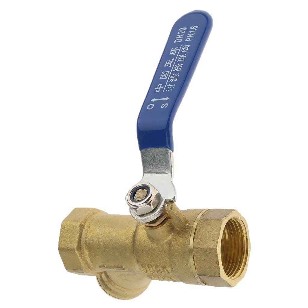 Effen Y Type Messing Zeef Filter Kogelkraan 3/4 Inch DN20 Vrouwelijke Draad Reparatie Accessoires Voor Water Olie