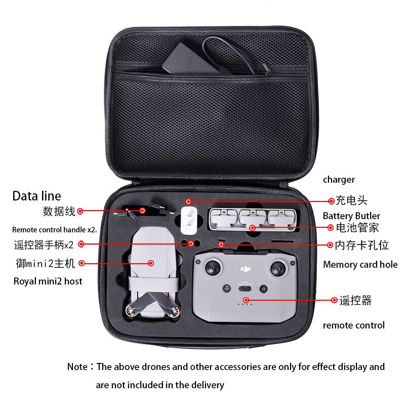 DJI Mavic MINI 2 custodia per trasporto accessori per droni aerei borsa custodia impermeabile per Mini 2 borsa a tracolla