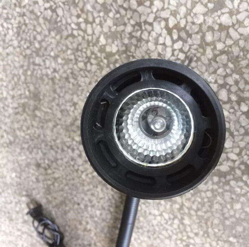 Rocker Arm Vertikale Fräsmaschine Fräsen Kopf Zubehör Schwarz Quarz Lampe 24V35W Senden Basis