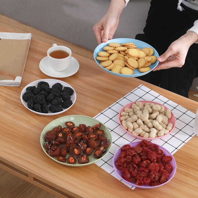 8 stk dessert forret tallerkener runde salat tallerkener til frugt ost dessert frokost middagsstel