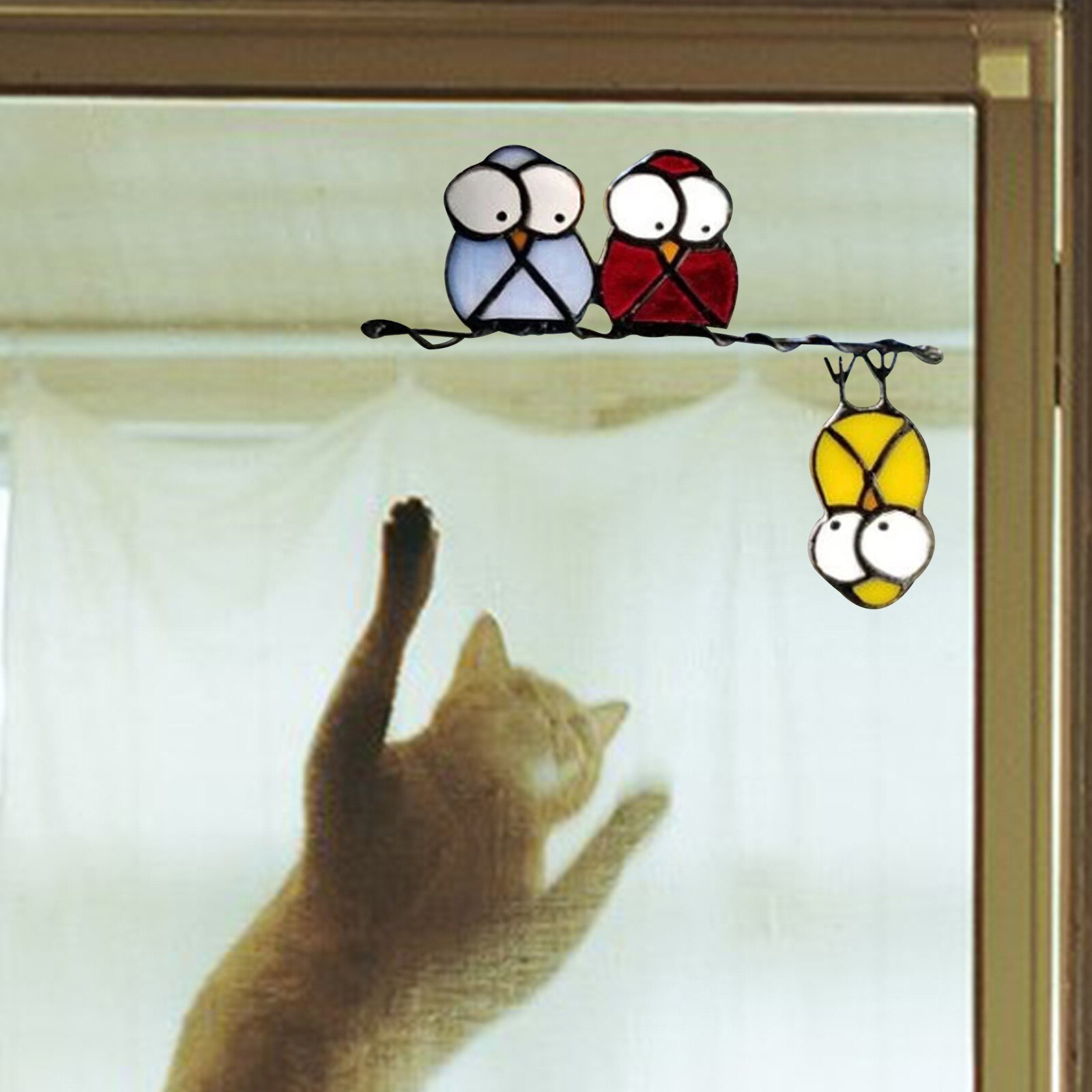 Window Stickers Birds Windows Clings Windows Decals Spring Window Decorations Home Decoration Accessories Wallpaper