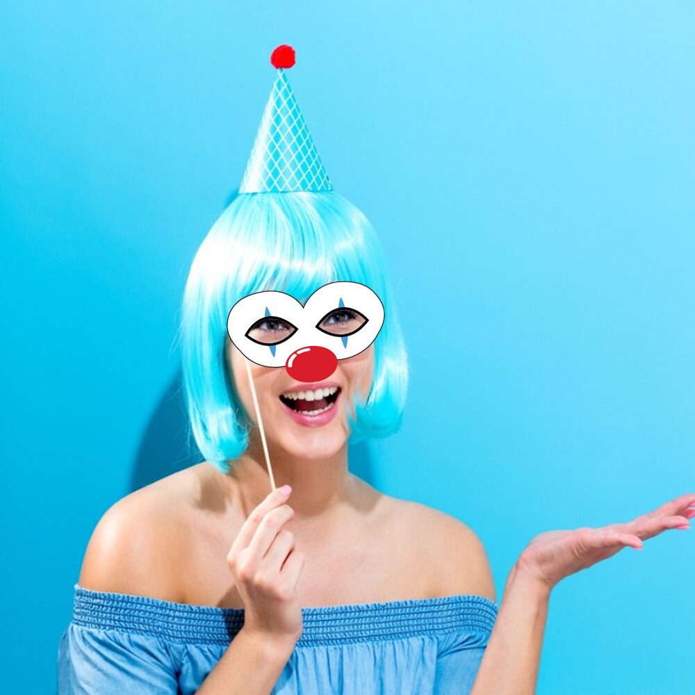 44pcs/set Baby Circus Animals Lion Carnival Party DIY HAPPY BIRTHDAY Party Photobooth Props Backdrops Baby Shower Decorations