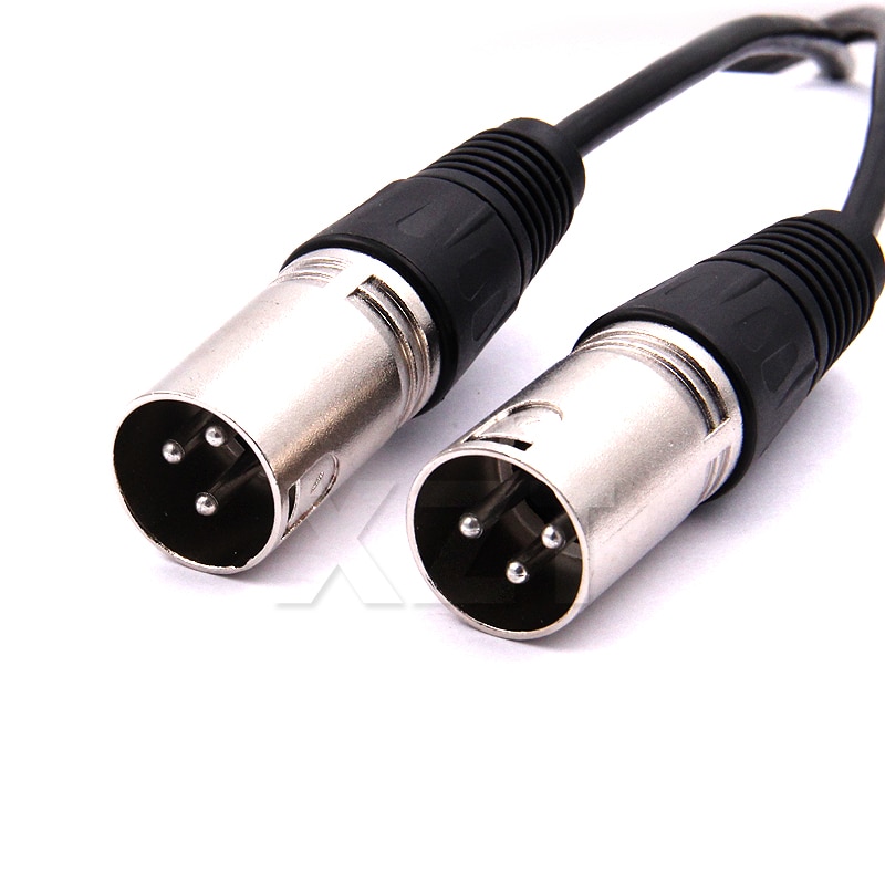 Originele 3 Pin XLR Female Jack Dual 2 Stekker Y S... – Vicedeal