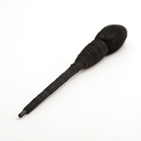 SAIANTTH Yachiyo Kabuki Brush 3 color Persian synthetic goat hair Natural rattan blush brushes makeup maquiagem: black