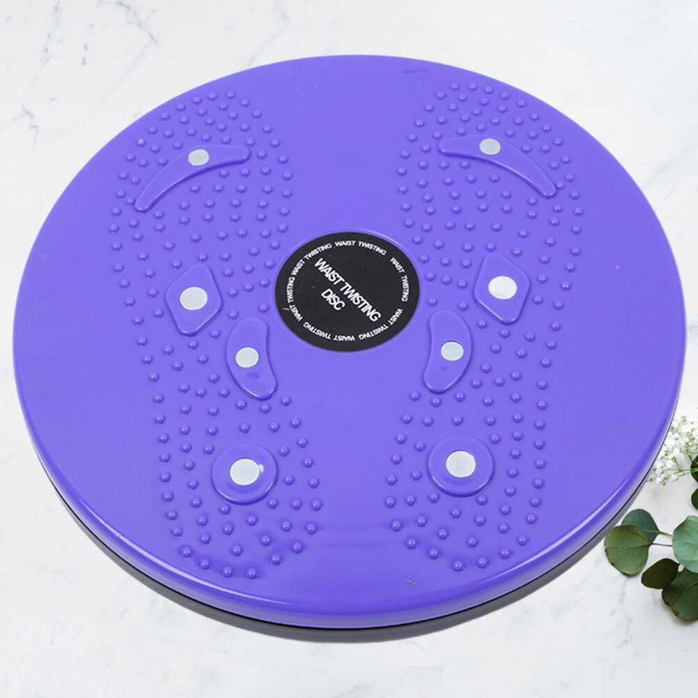 Twist Board Twisting Waist Disc Body Shaping Twisting Waist Machine Small Indoor Exercise Equipment Rotating Board (Blue)