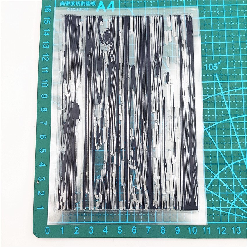Wood grain Transparent Clear Stamps / Silicone Seals Roller Stamp for DIY scrapbooking photo album/Card Making