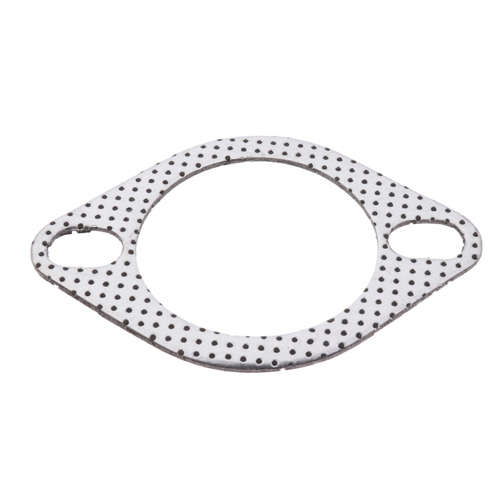 Automotive 2 Bolt High Temp Exhaust Gasket Flange 2.5 inch Multi Layer Stainless Steel and Graphite Construction